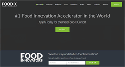 Desktop Screenshot of food-x.com